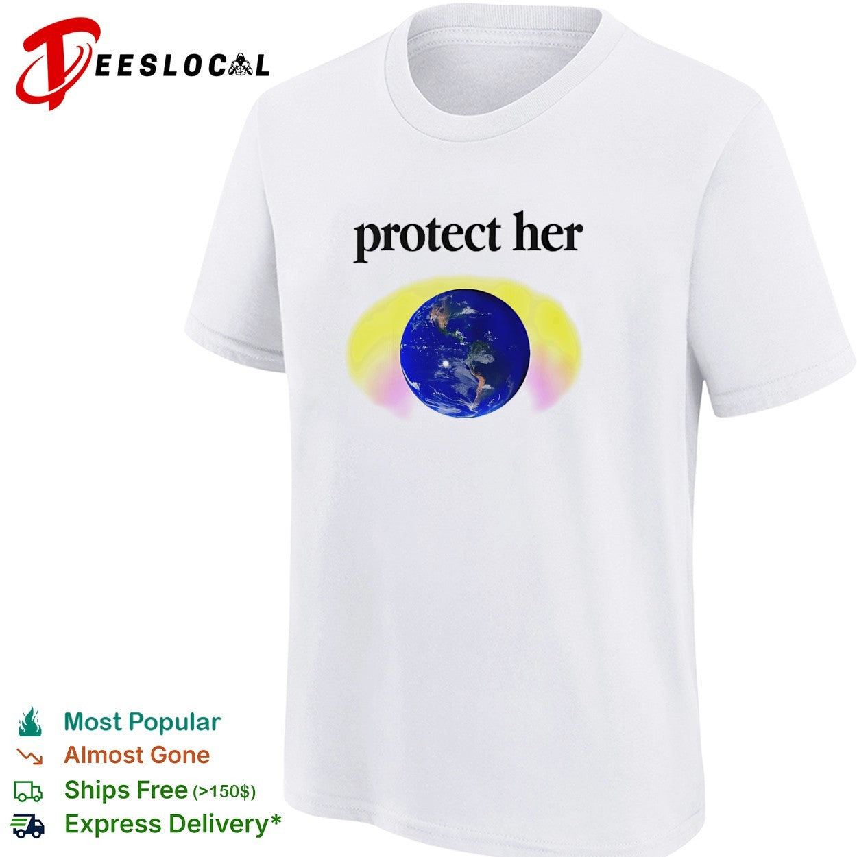 Protect her Earth environmental awareness shirt