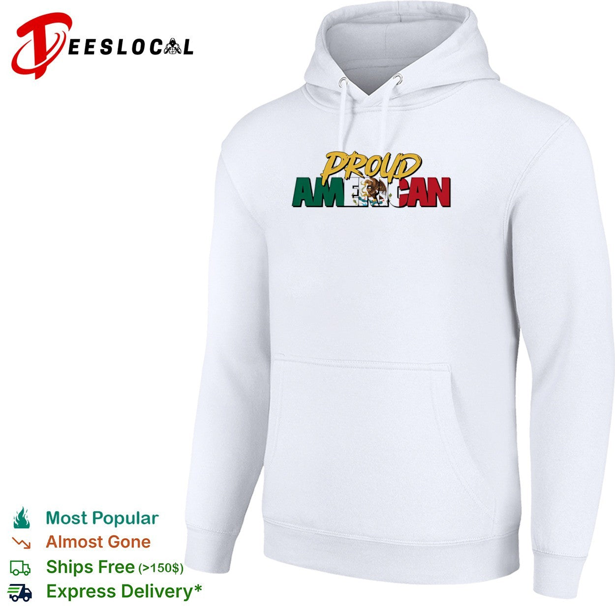 Proud American Mexico eagle flag patriotic shirt
