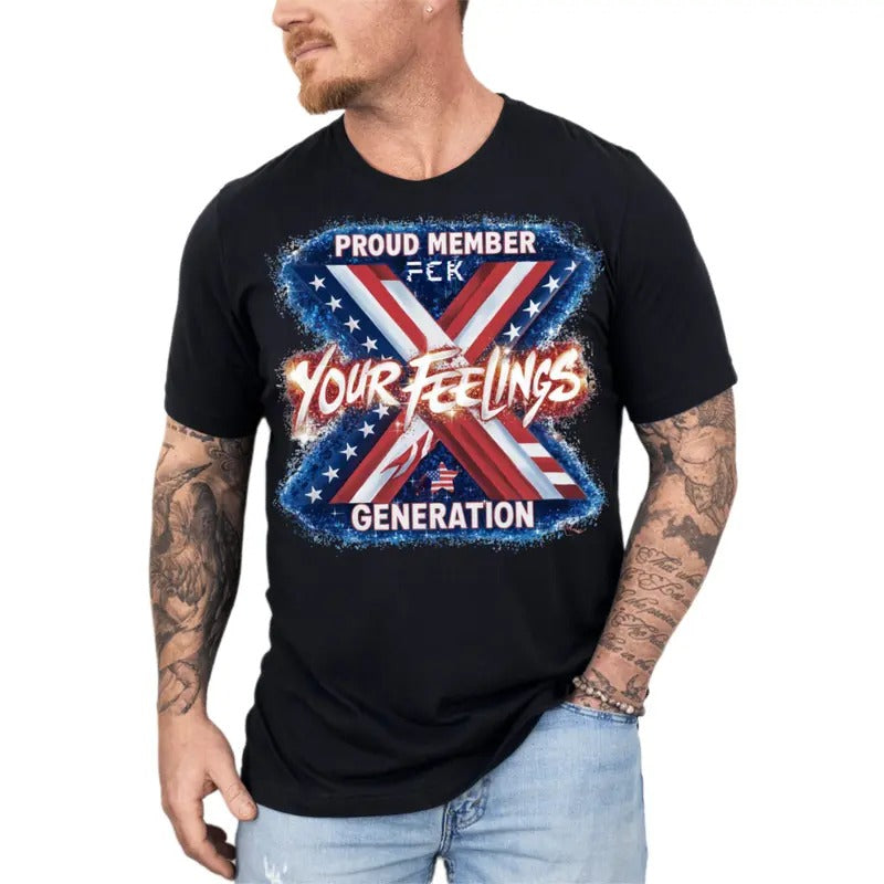 Proud Member Fck Your Feelings Generation Shirt, 4th Of July, Retro Freedom Shirt, American Girl Shirt, Independence Day...