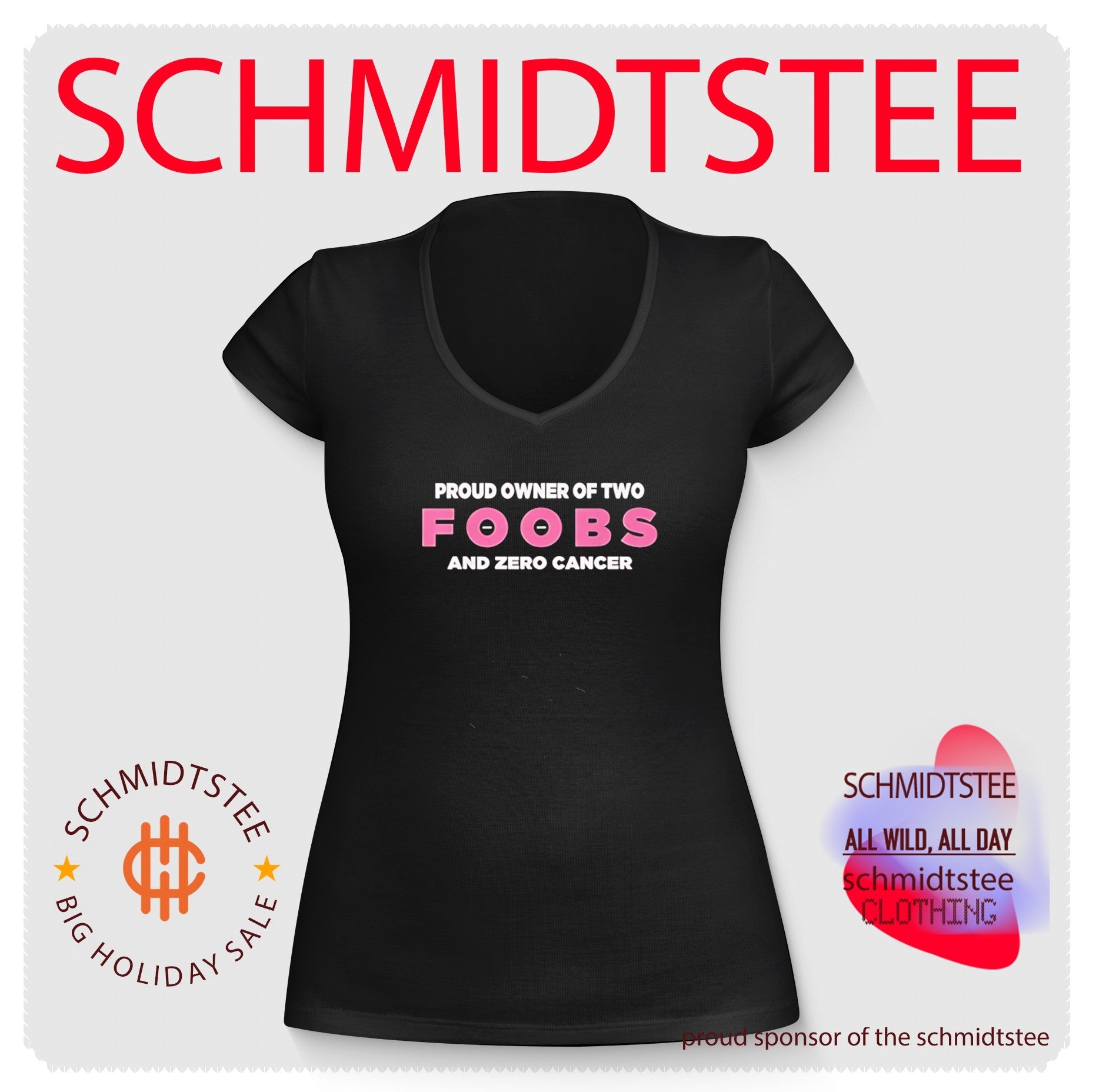 Proud Owner Of Two Foobs and Zero Cancer shirt