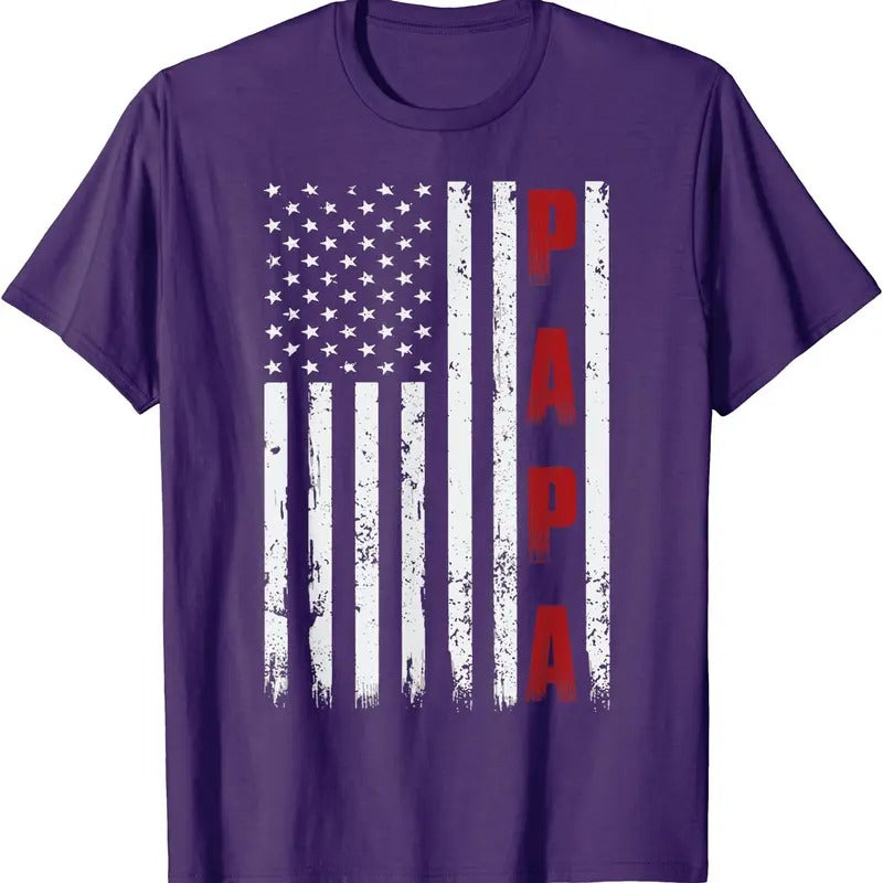 Proud Papa Flag Funny 2024 T-Shirts, Hoodie, Sweatshirt