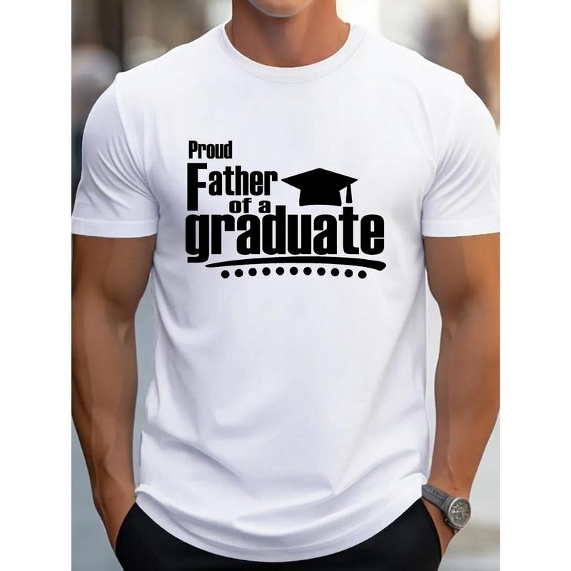 Proud graduate father, men's T-shirt comfortable fit, fitness sports outdoors Made in USA Hoodie Sweatshirt