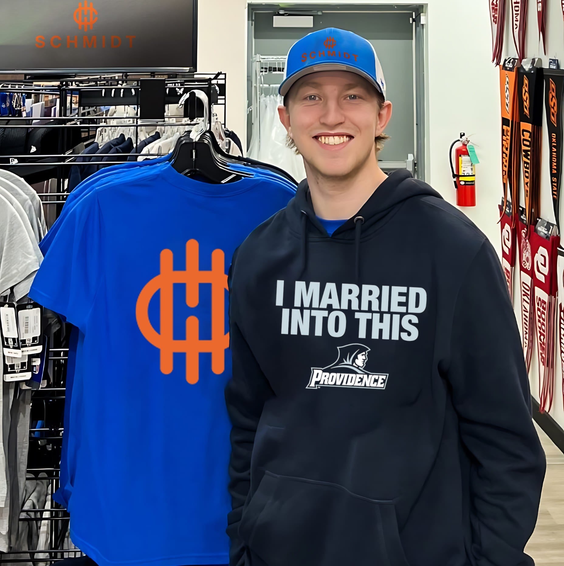 Providence Friars I Married Into This logo shirt