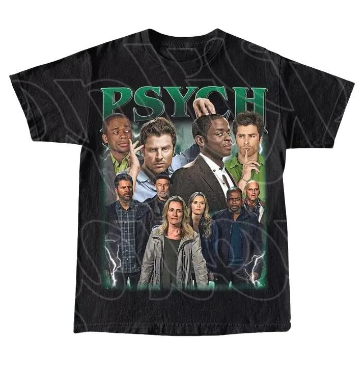 Psych Tv Show Vintage T-Shirt, Gift For Fans T-Shirt, Movie shirt Hoodie, Sweatshirt | PrintMintTees.com