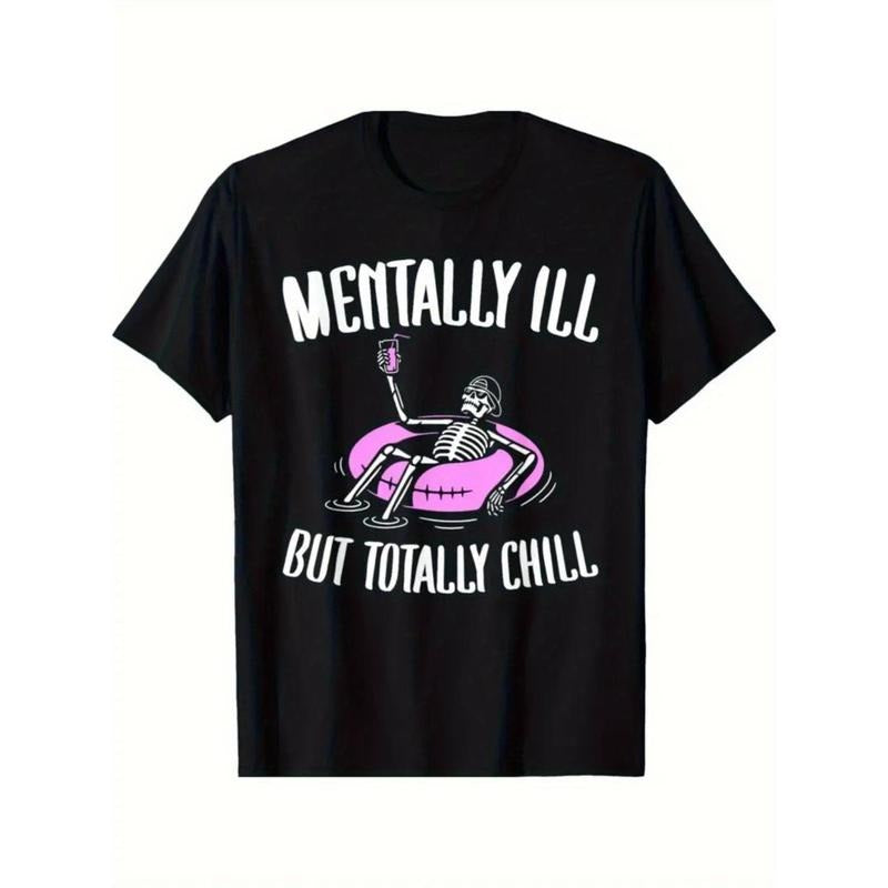 Psychopathic but completely calm and fun mental health Halloween t-shirt Made in USA Hoodie Sweatshirt | PrintMintTees.com