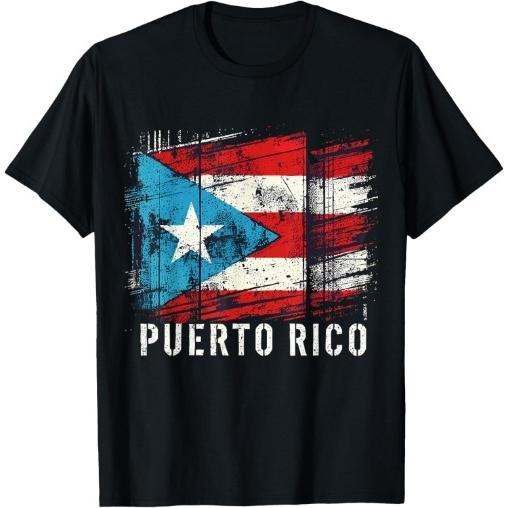 Puerto Rico Flag Heritage Month Hispanic Boricua Rica T-Shirt Made in USA Hoodie Sweatshirt | PrintMintTees.com