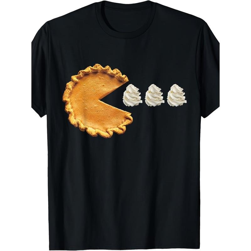 Pumpkin Pie Thanksgiving Day Men's Casual T-shirt Made in USA Hoodie Sweatshirt | PrintMintTees.com