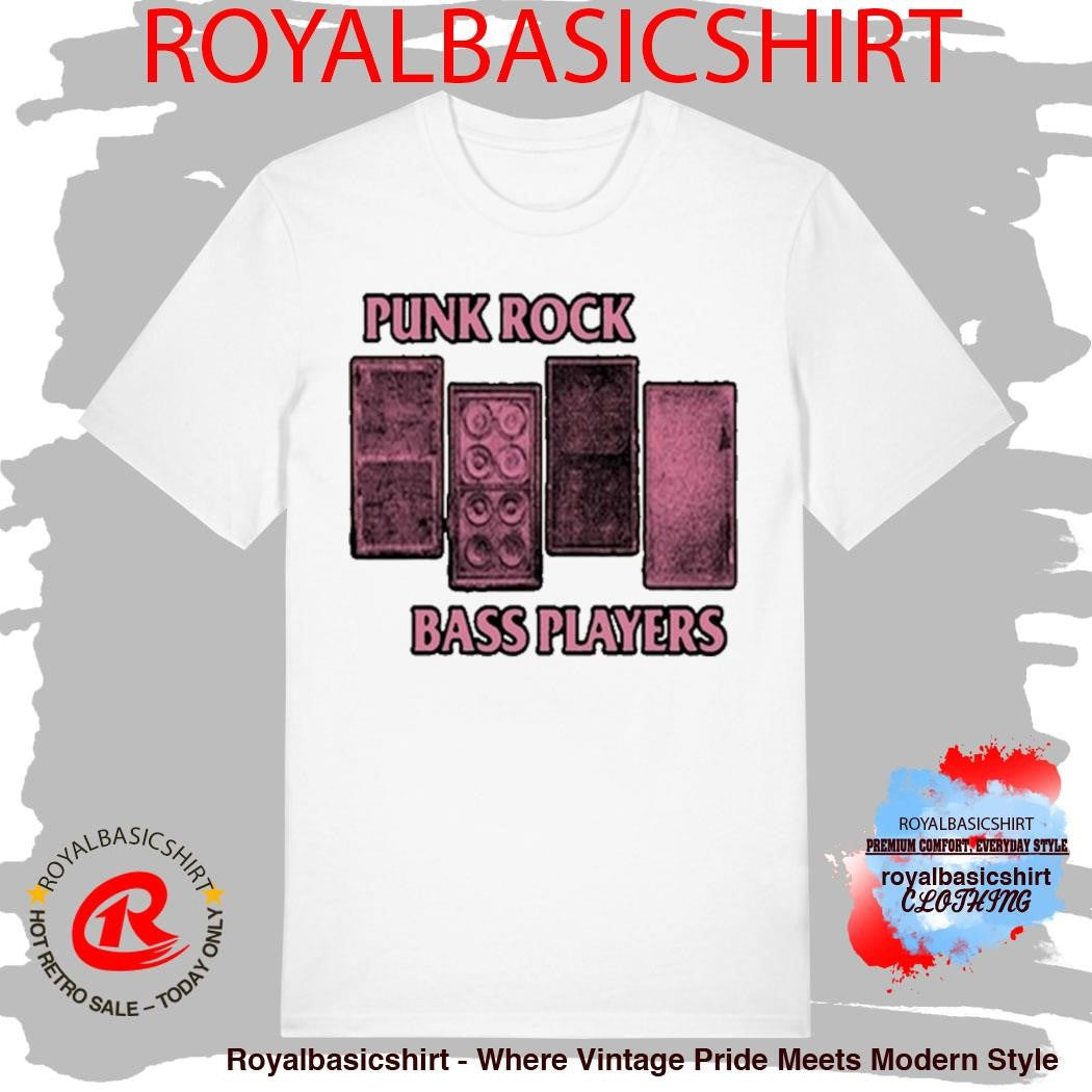 Punk Rock Echoing Bass Player Shirt