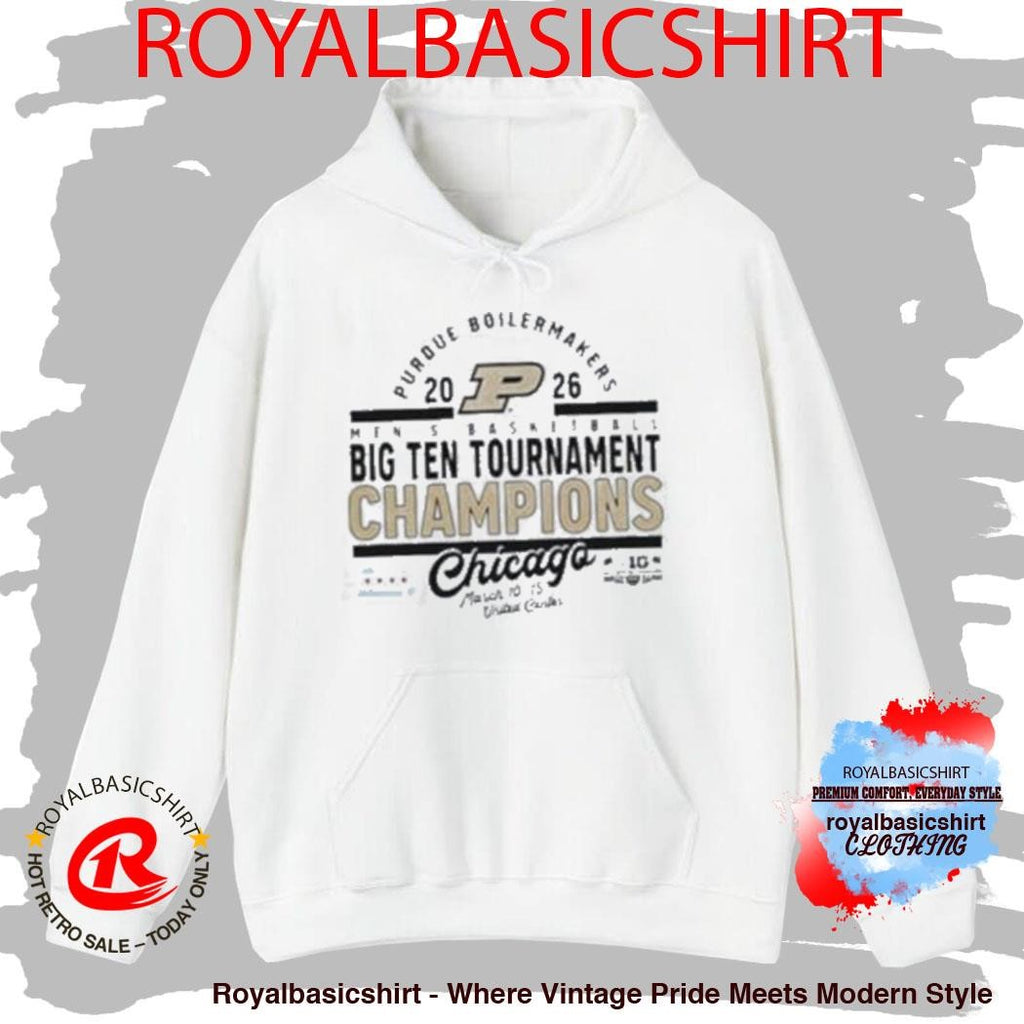 Purdue Boilermakers 2026 Big Ten Tournament Champions Chicago Shirt