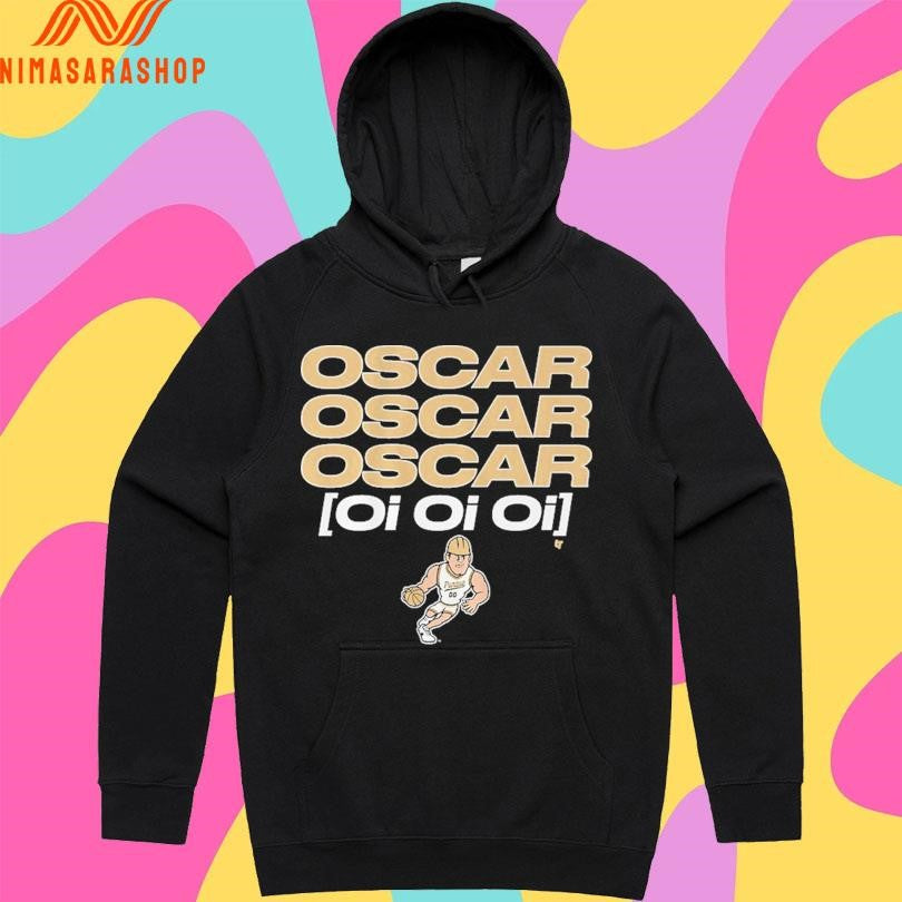 Purdue Boilermakers Men’s Basketball Oscar Cluff Oi Oi Oi Shirts