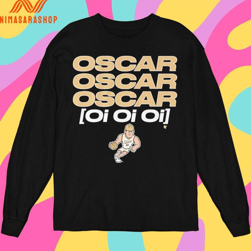 Purdue Boilermakers Men’s Basketball Oscar Cluff Oi Oi Oi Shirts