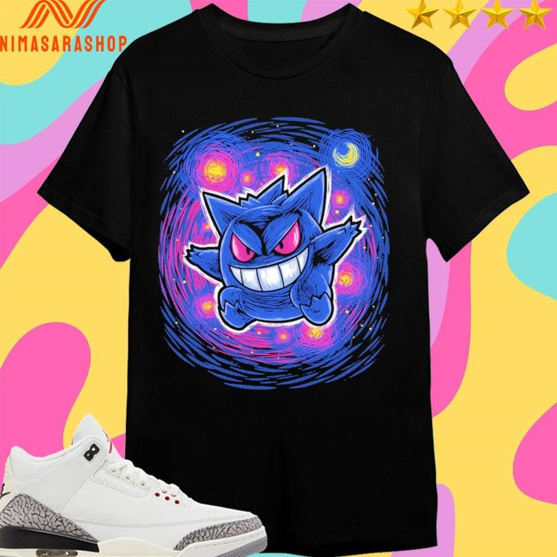 Purple Ghost Starry Shirts