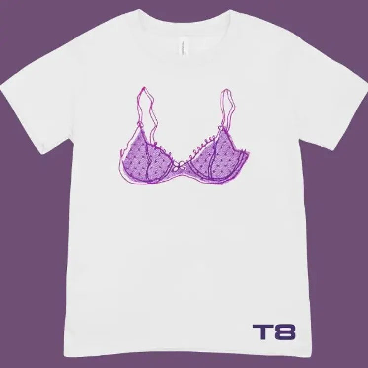 Purple Lace Bra So Close To What unisex t-shirt Hoodie, Sweatshirt | PrintMintTees.com