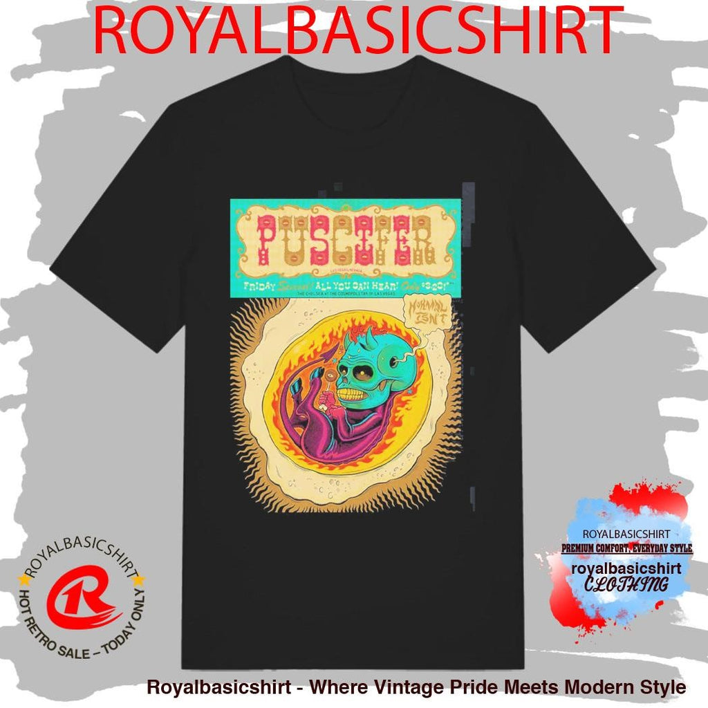 Puscifer Las Vegas Nevada 2026 Venue Poster At The Chelsea At The Cosmopolitan On March 20 2026 The Normal Isn’t Tour T-Shirt