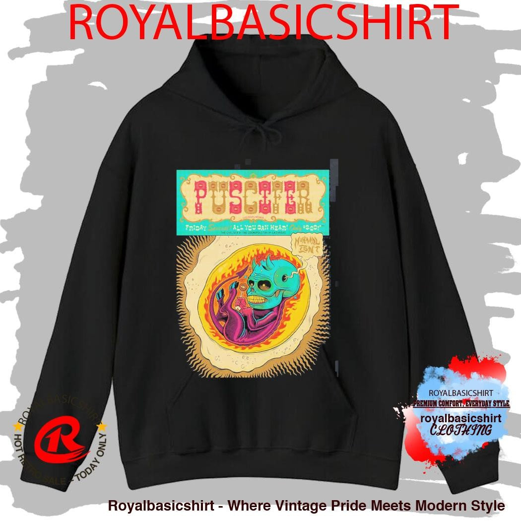 Puscifer Las Vegas Nevada 2026 Venue Poster At The Chelsea At The Cosmopolitan On March 20 2026 The Normal Isn’t Tour T-Shirt