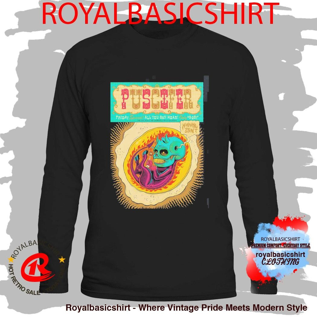 Puscifer Las Vegas Nevada 2026 Venue Poster At The Chelsea At The Cosmopolitan On March 20 2026 The Normal Isn’t Tour T-Shirt