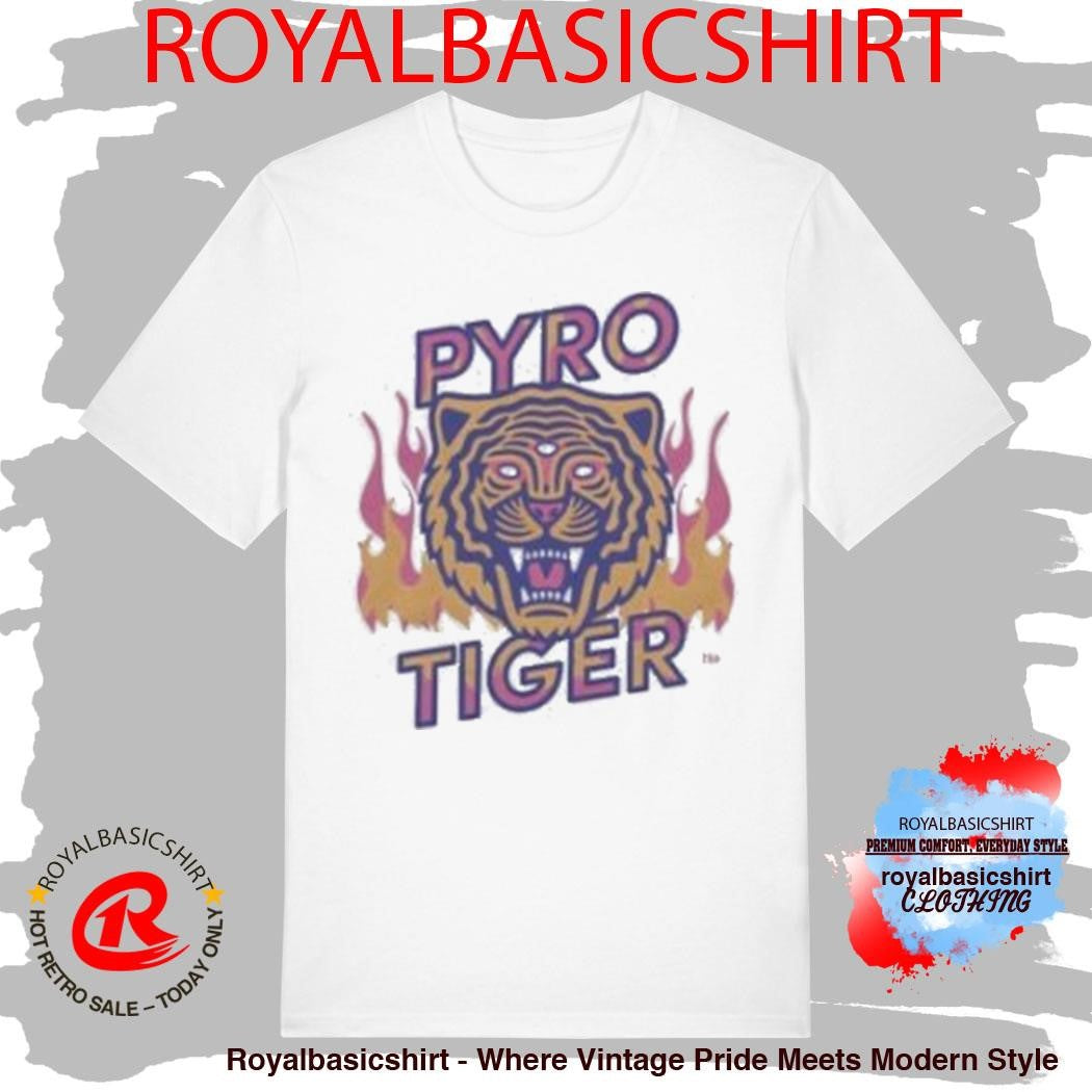 Pyro Tiger Flame Tiger Shirt