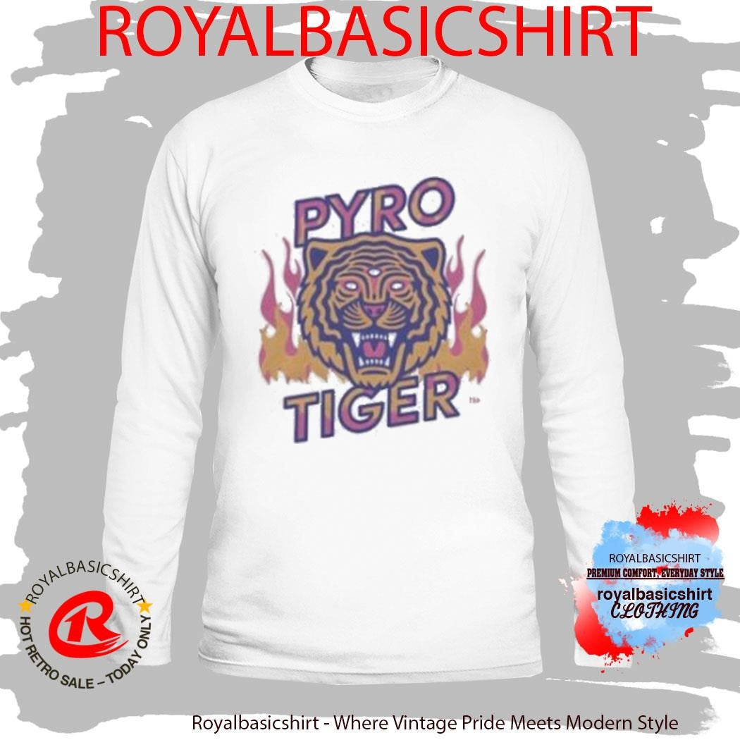 Pyro Tiger Flame Tiger Shirt