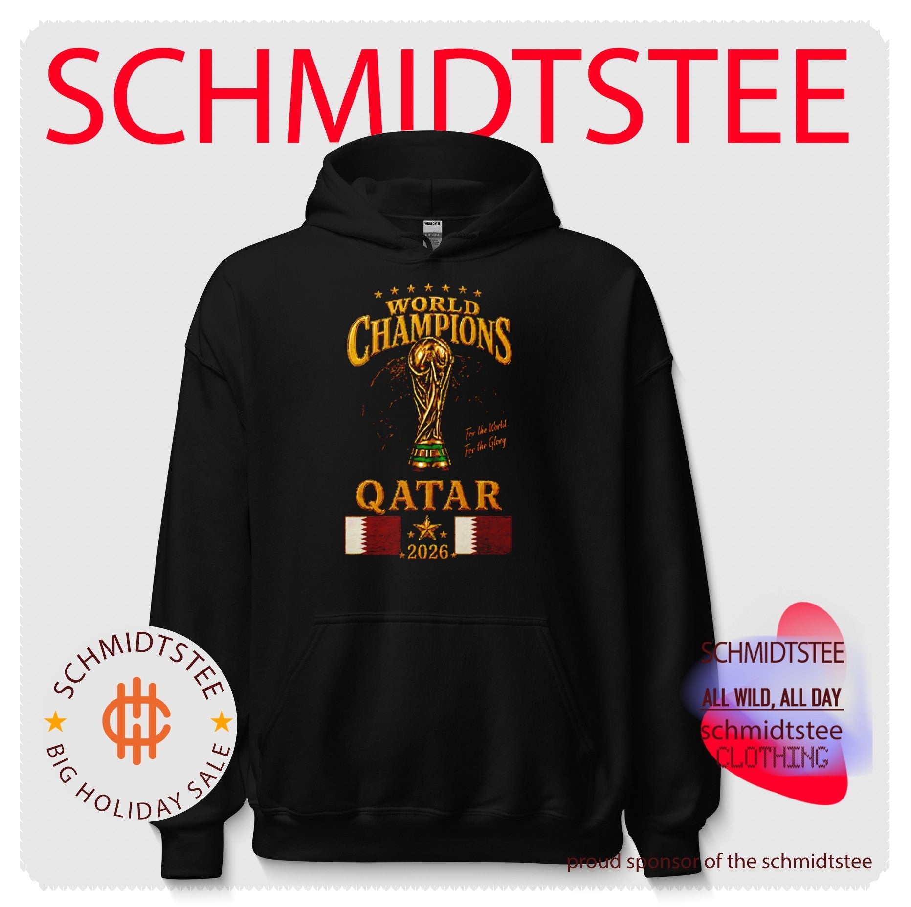 Qatar 2026 World Champions For The World For The Glory shirt