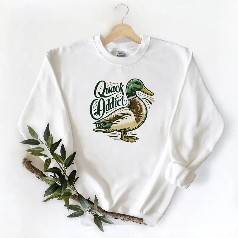 Quack Mallard Duck graphic tee T-shirt Sweatshirt Hoodie, Unisex lovers Wild Duck Hunting Season | PrintMintTees.com