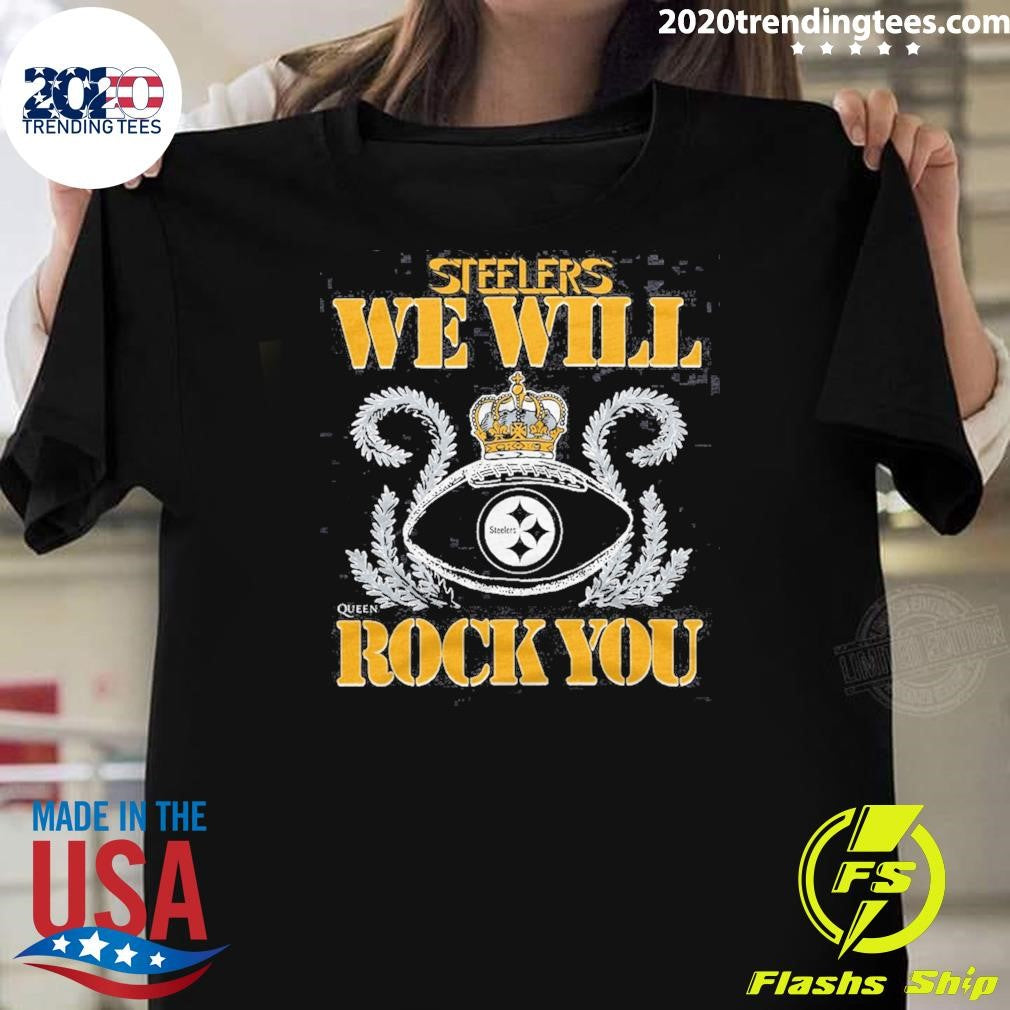 Queen Pittsburgh Steelers NFL 2026 We Will Rock You Shirt