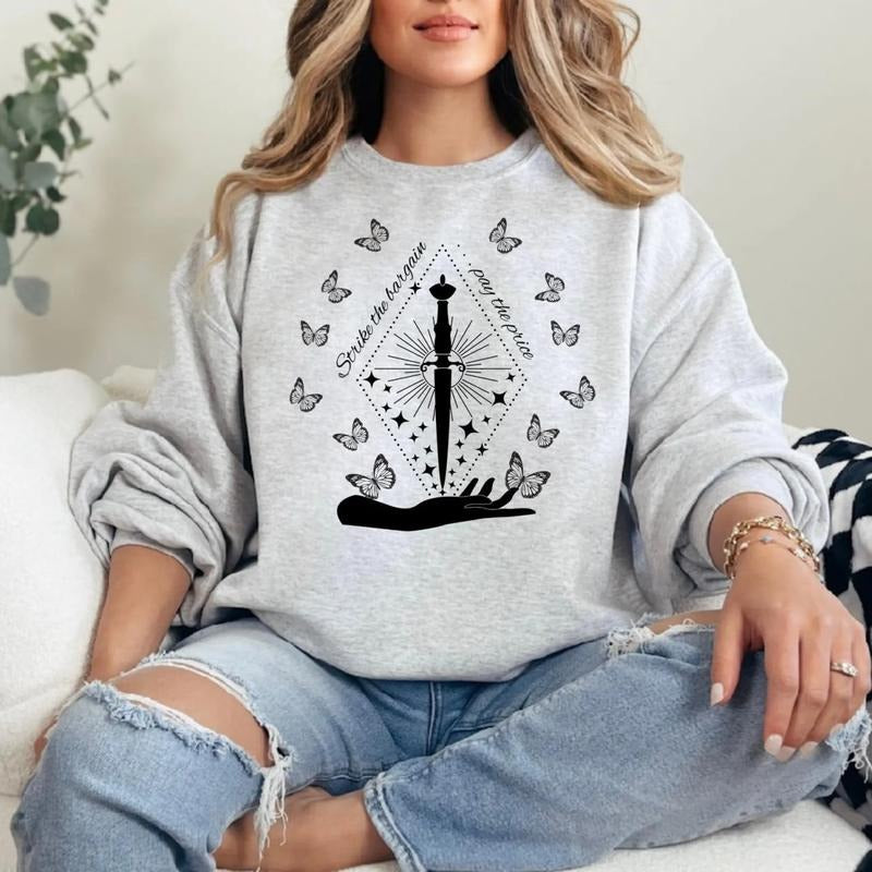 Quicksilver Fantasy Sweatshirt, Bookish Sweater, Bookworm Tee Shirt Hoodie | PrintMintTees.com