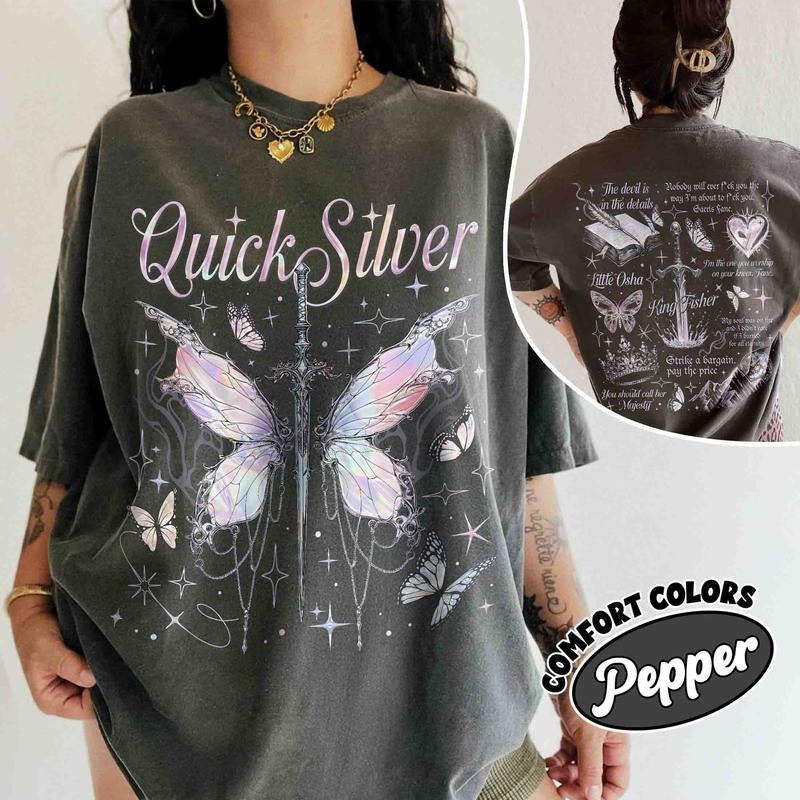 Quicksilver Two-sided Comfort Colors Shirt For Fan, Saeris Fane Kingfisher T Shirt, Little Osha Fantasy Tee, Gift For...