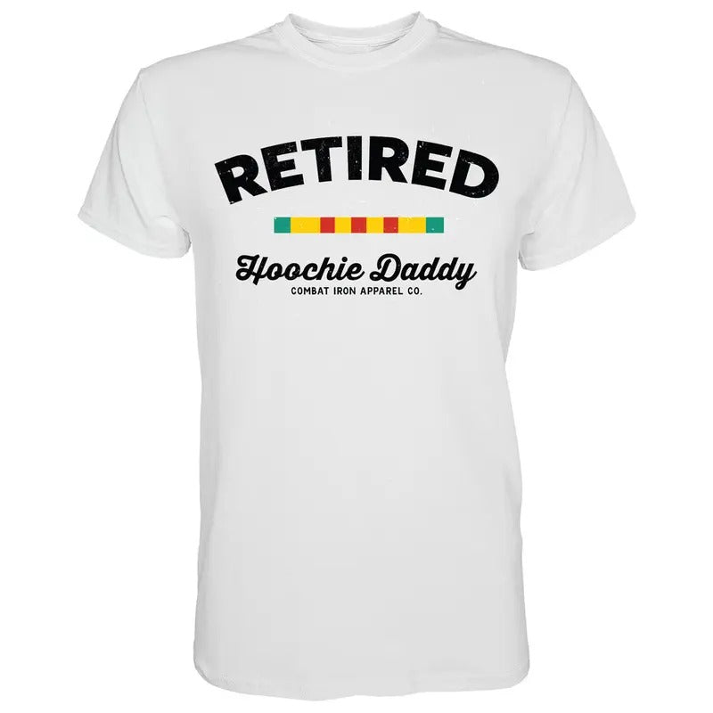RETIRED HOOCHIE DADDY VETERAN RIBBONS MEN'S T-SHIRT Hoodie, Sweatshirt | PrintMintTees.com