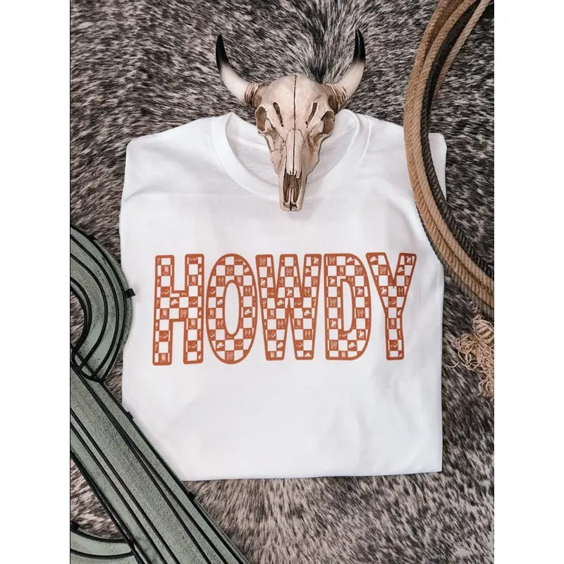 RETRO HOWDY Western Country Shirt Western Tops Western Outfits T-Shirts, Hoodie, Sweatshirt