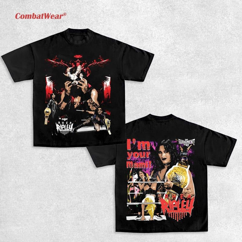 RHEA RIPLEY "I'M YOUR MAMI" Wrestling Wrestling Wrestler Shirt Sports Shirt Vintage Wresting Shirt Wrestling T-Shirts, Hoodie, Sweatshirt
