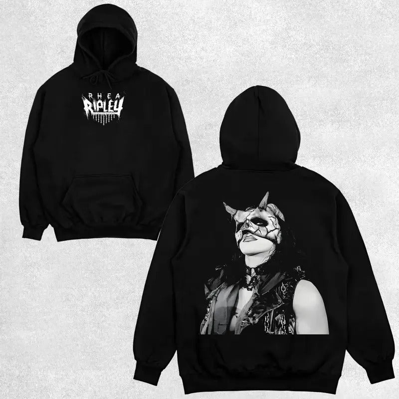 RHEA RIPLEY NEW V1 HOODIE-SWEATSHIRT-TEE , Wrestling Tee, Wrestling Graphic Tee, Wrestler Shirt, Sports Shirt, Vintage...