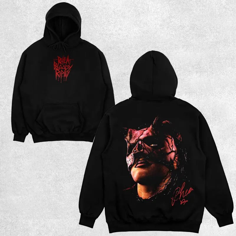 RHEA RIPLEY NEW V4 HOODIE-SWEATSHIRT-TEE , Wrestling Tee, Wrestling Graphic Tee, Wrestler Shirt, Sports Shirt, Vintage...