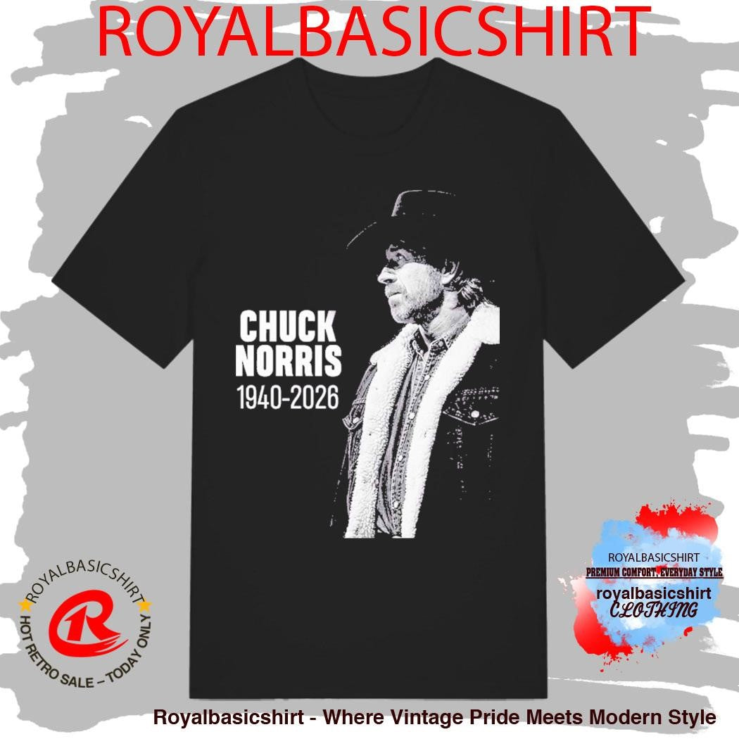 RIP Chuck Norris Death 1940 2026 Thank You For Memories T-Shirt
