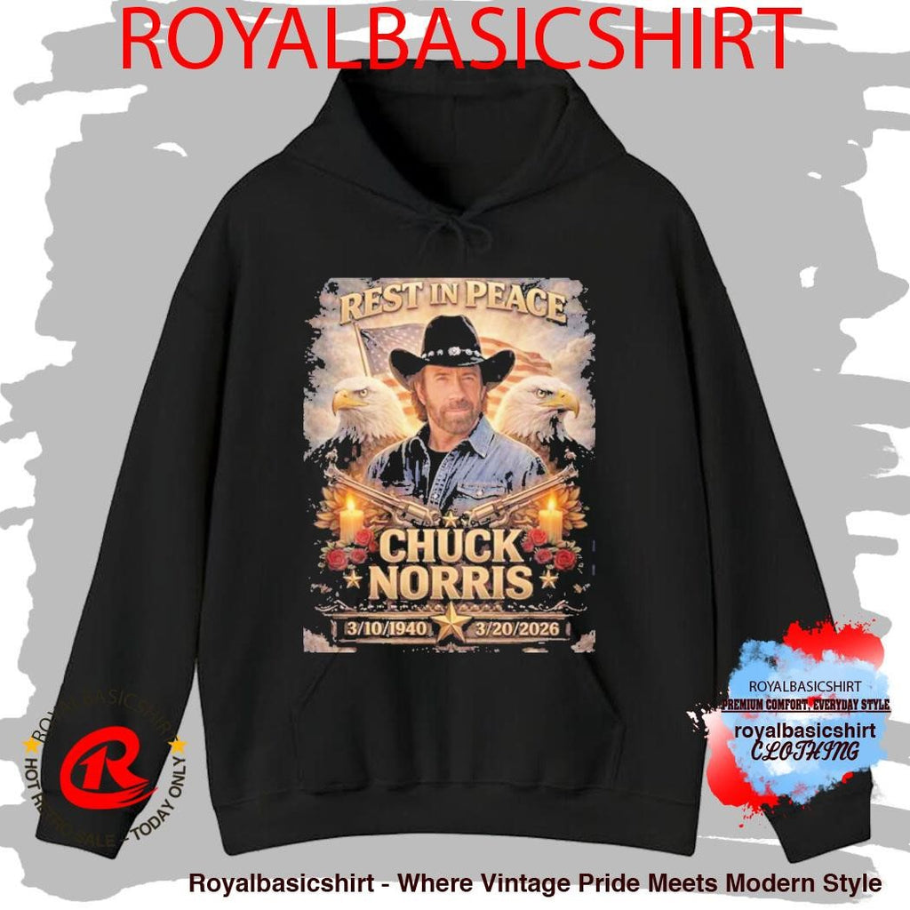 RIP Chuck Norris Death 1940 2026 T-Shirt