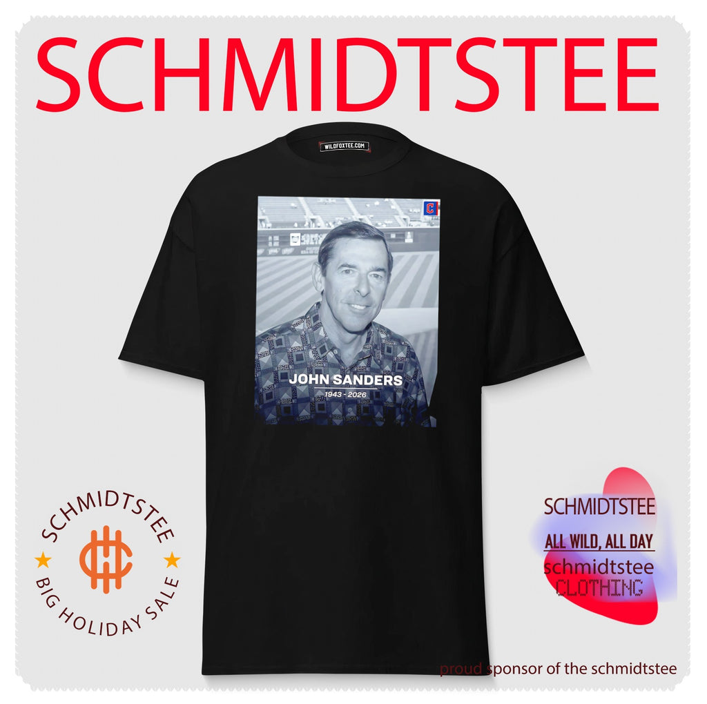 RIP John Sanders 1943-2026 legend sportcaster shirt