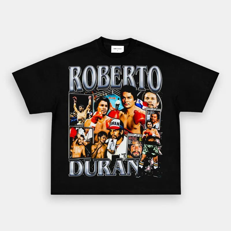 ROBERTO DURAN Boxing Boxer Sports Shirt Athletic Fitness Workout Cotton Menswear T-Shirts, Hoodie, Sweatshirt