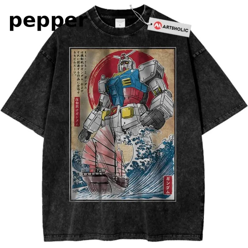 RX-78-2 Gundam Shirt, Anime Shirt, Vintage T-Shirt Hoodie, Sweatshirt | PrintMintTees.com