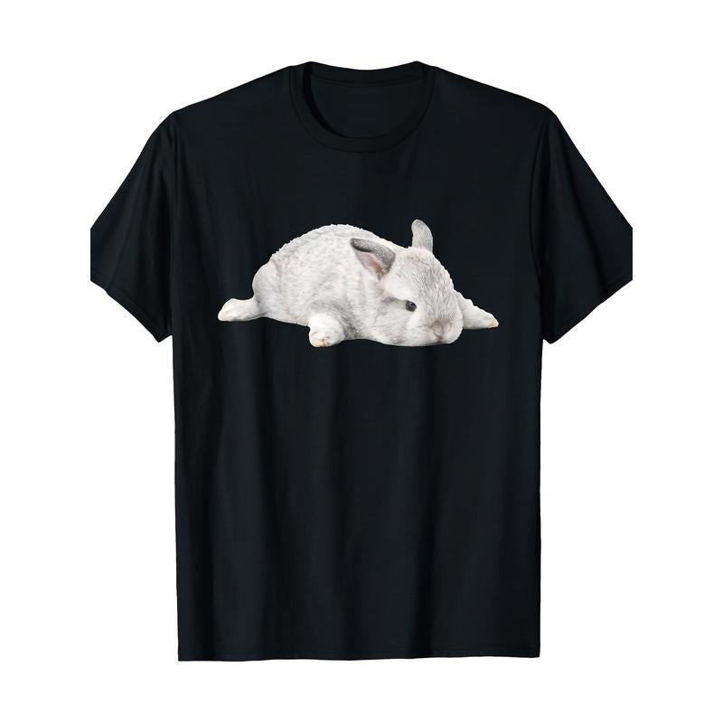 Rabbit Sketch - Bunny Lover Zookeeper Farmer Veterinarian 220g 100% Cotton T-Shirt made in usa Hoodie Sweatshirt