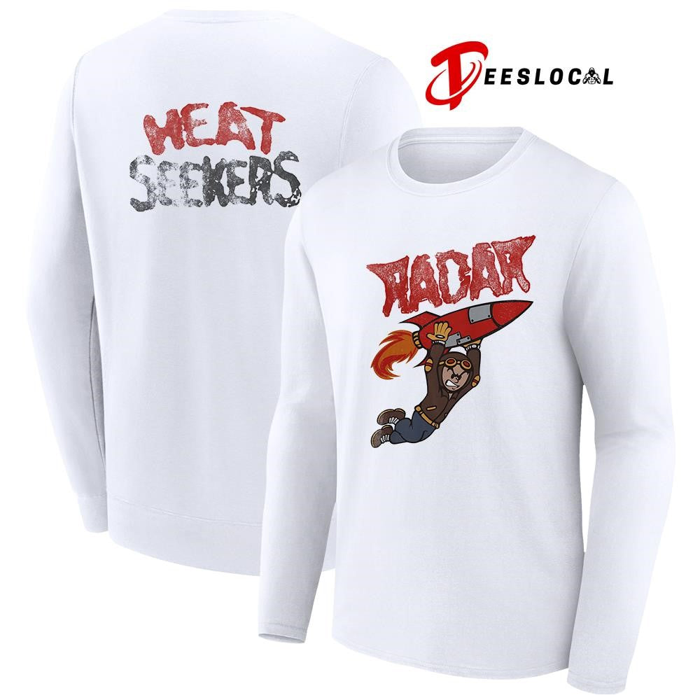 Radar heat seekers retro rocket cartoon shirt