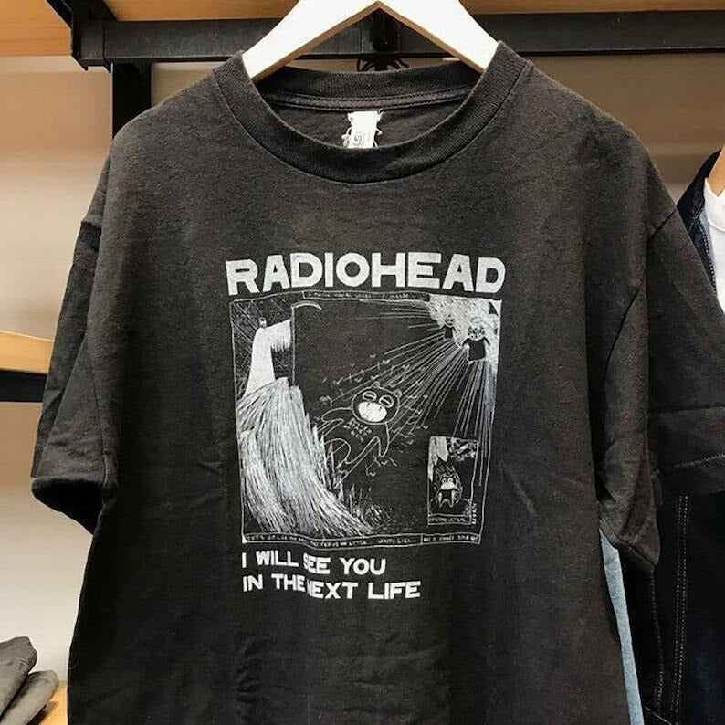 Radiohead New Vintage Band Shirt Radiohead Retro Concert Unisex Tshirt teens clothes Menswear Top Hoodie Sweatshirt