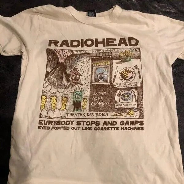 Radiohead Shirt, Radiohead Short Sleeve Cotton T-shirt Unisex S-3XL Menswear Top Hoodie Sweatshirt | PrintMintTees.com