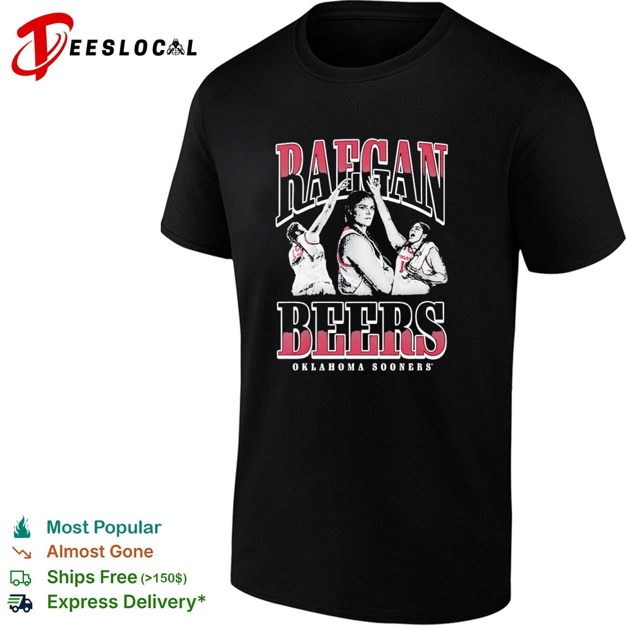 Raegan Beers Oklahoma Sooners college players shirt