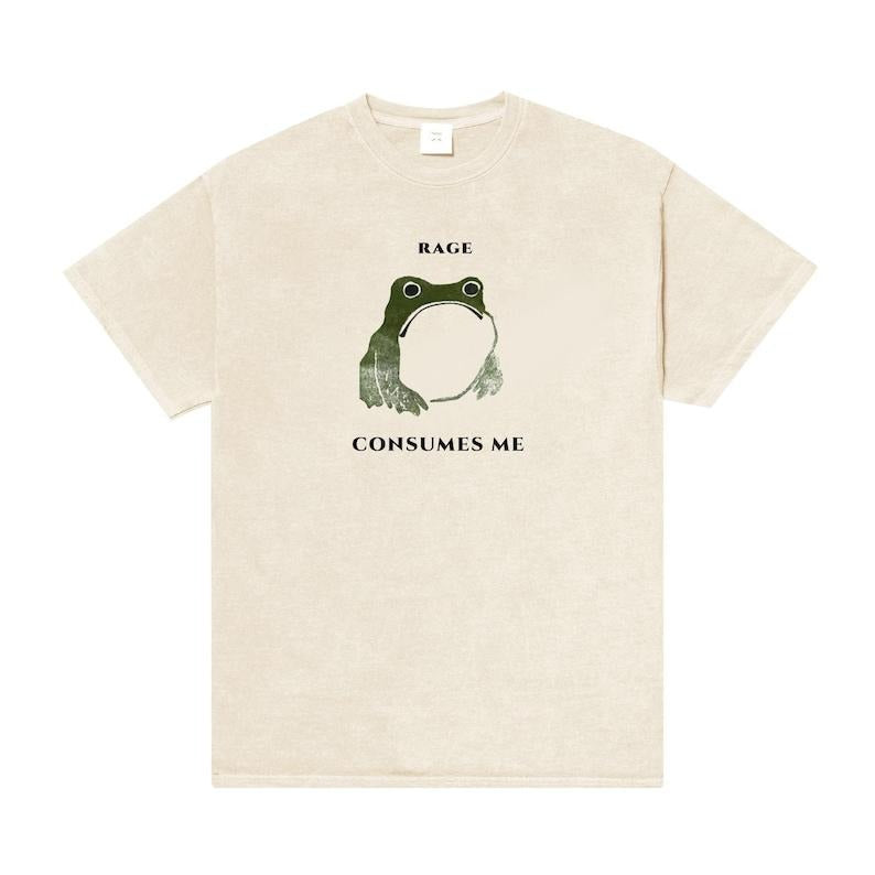 Rage Consumes Me Frog Tshirt,  Meme Frog Shirt, Vintage Style Unisex T-Shirt, Nature Lover Gift, Funny Frog Retro Shirt...