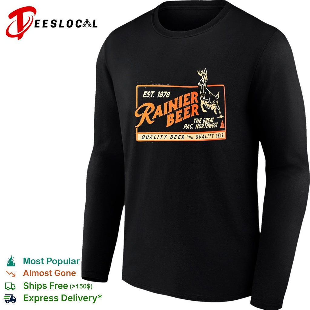 Rainier beer est 1878 Pacific Northwest shirt