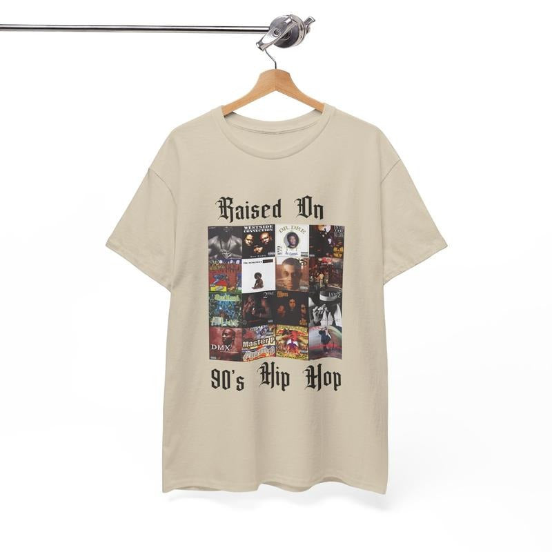 Raised On 90's Hip Hop T-Shirt, Raised on 90's Music T-Shirt, 90's Music Tee, Music T-Shirt, 90's Music, Unisex Music...