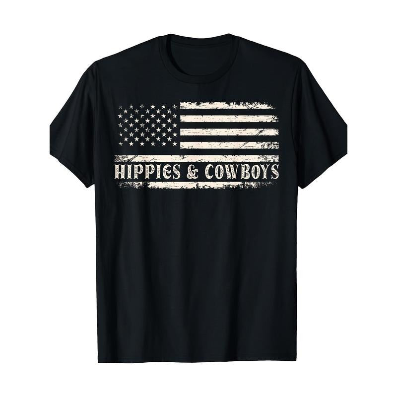 Raisin Hell With Hippies And Denim Country T-Shirt-220G made in usa Hoodie Sweatshirt | PrintMintTees.com