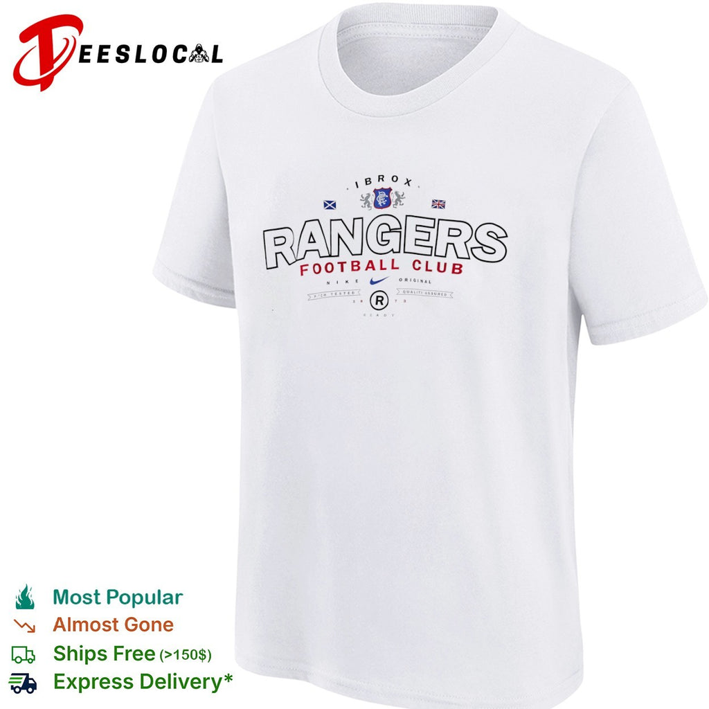 Rangers Football Club vintage Ibrox shirt