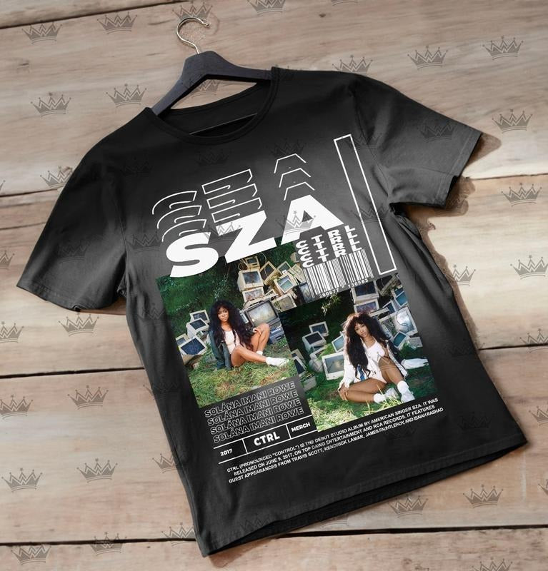 Rapper Shirt - Vintage Rapper Graphic Tee Shirt Ctrl Album Merch Men Women Menswear Top Hoodie Sweatshirt | PrintMintTees.com