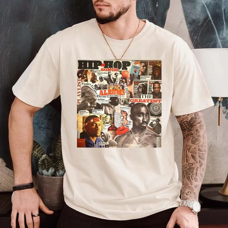Rapper T Shirt, Hip Hop Legend Tee, Hip Hop Old School 90s Shirt, Hip Hop Song, Unisex Short Sleeve Tee Hoodie, Sweatshirt
