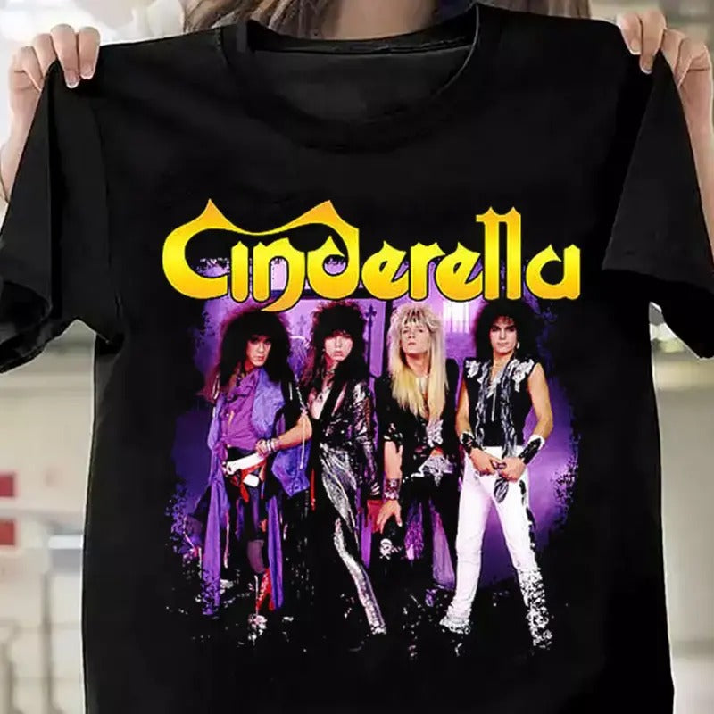Rare Cin.dere.lla Band Music 90s Gift For fan Black All Size Gift Shirt Size S-3XL Hoodie, Sweatshirt | PrintMintTees.com